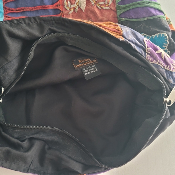 Rising International Multicolor Patchwork Shoulder Bag - Picture 3 of 4